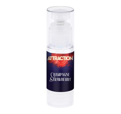 LUBRICANT ATTRACTION CHAMPAGNE STRAWBERRY 50 ML